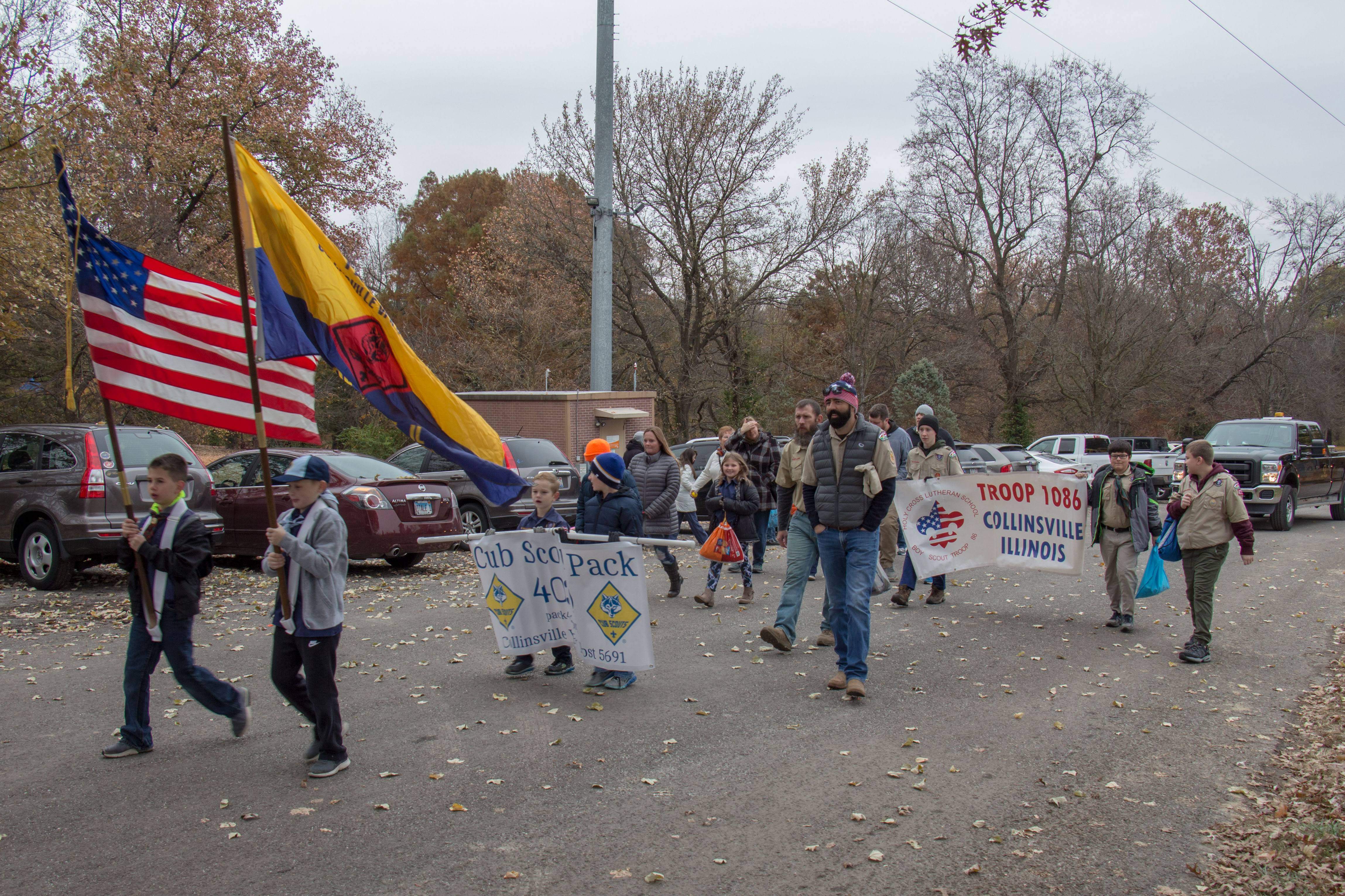 Troop 1086 Veterans Day Parade