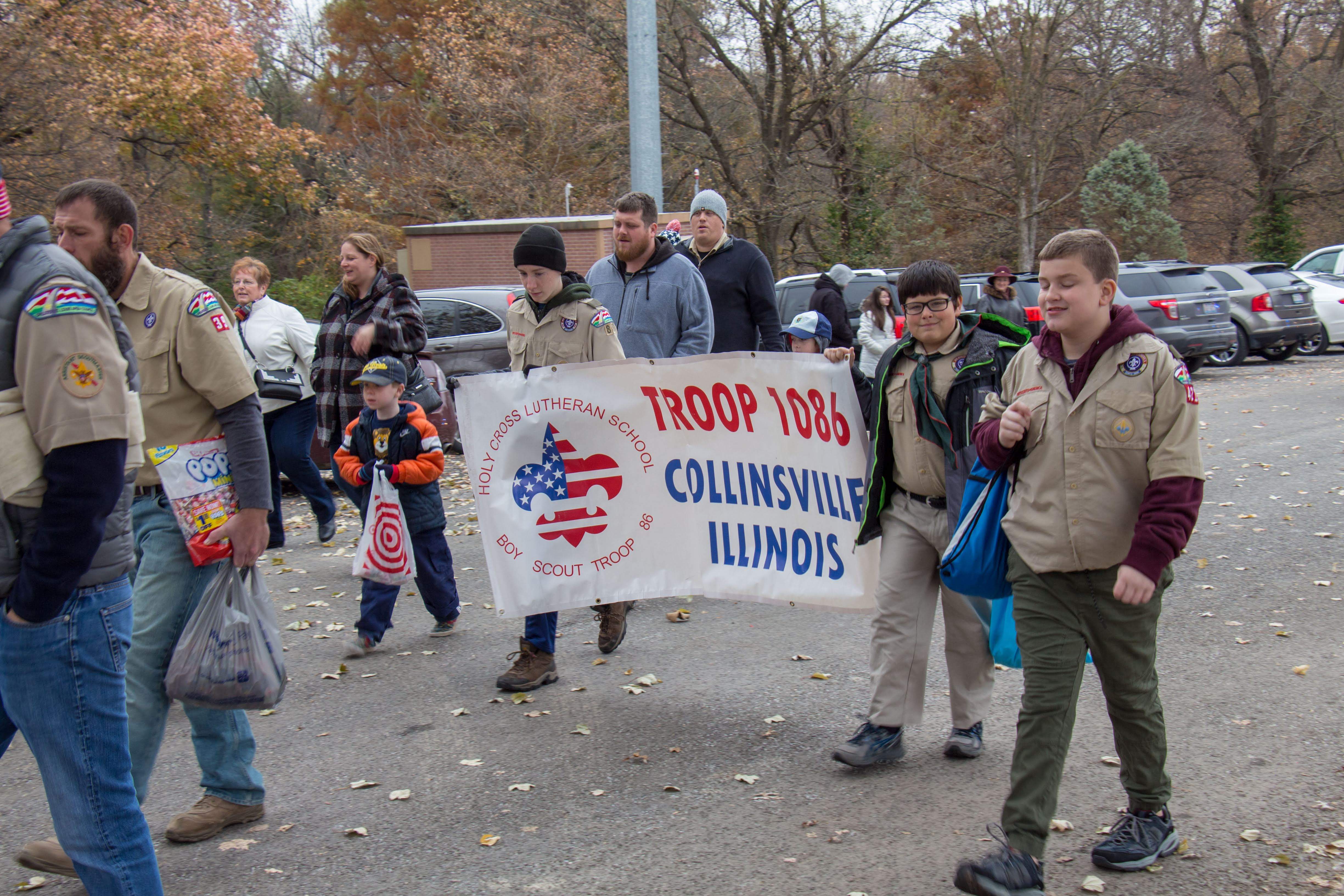 Troop 1086 Veterans Day Parade