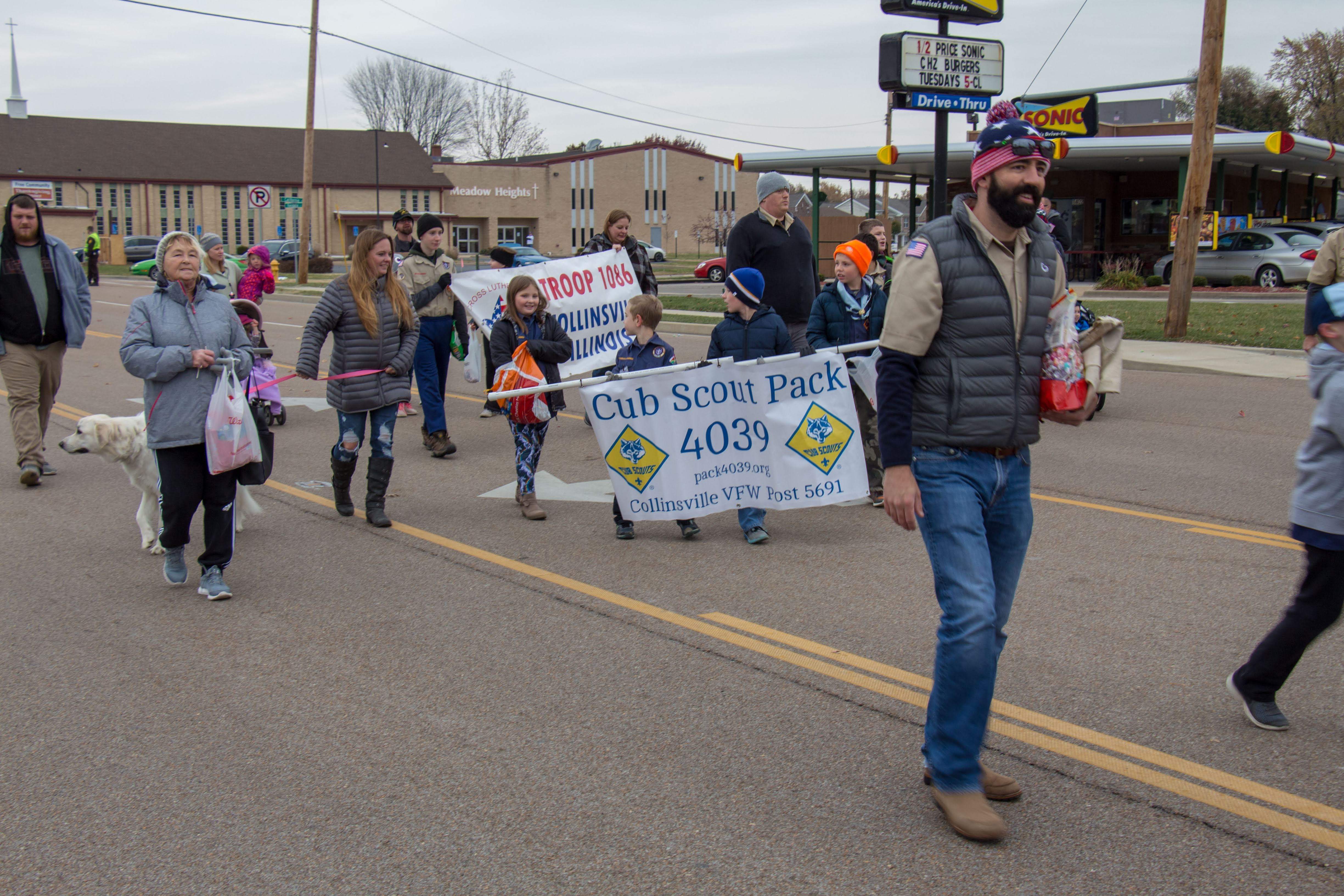 Troop 1086 Veterans Day Parade