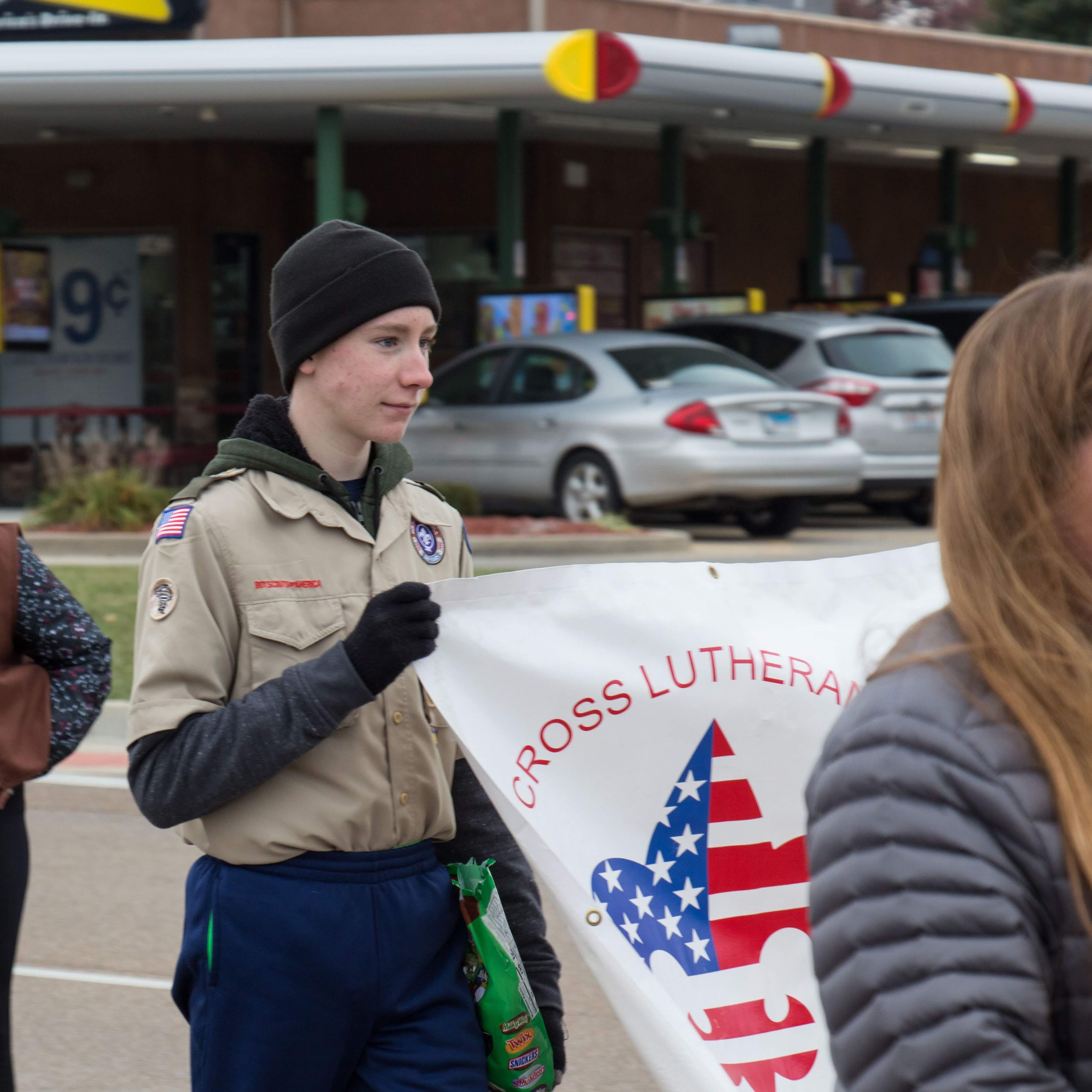 Troop 1086 Veterans Day Parade