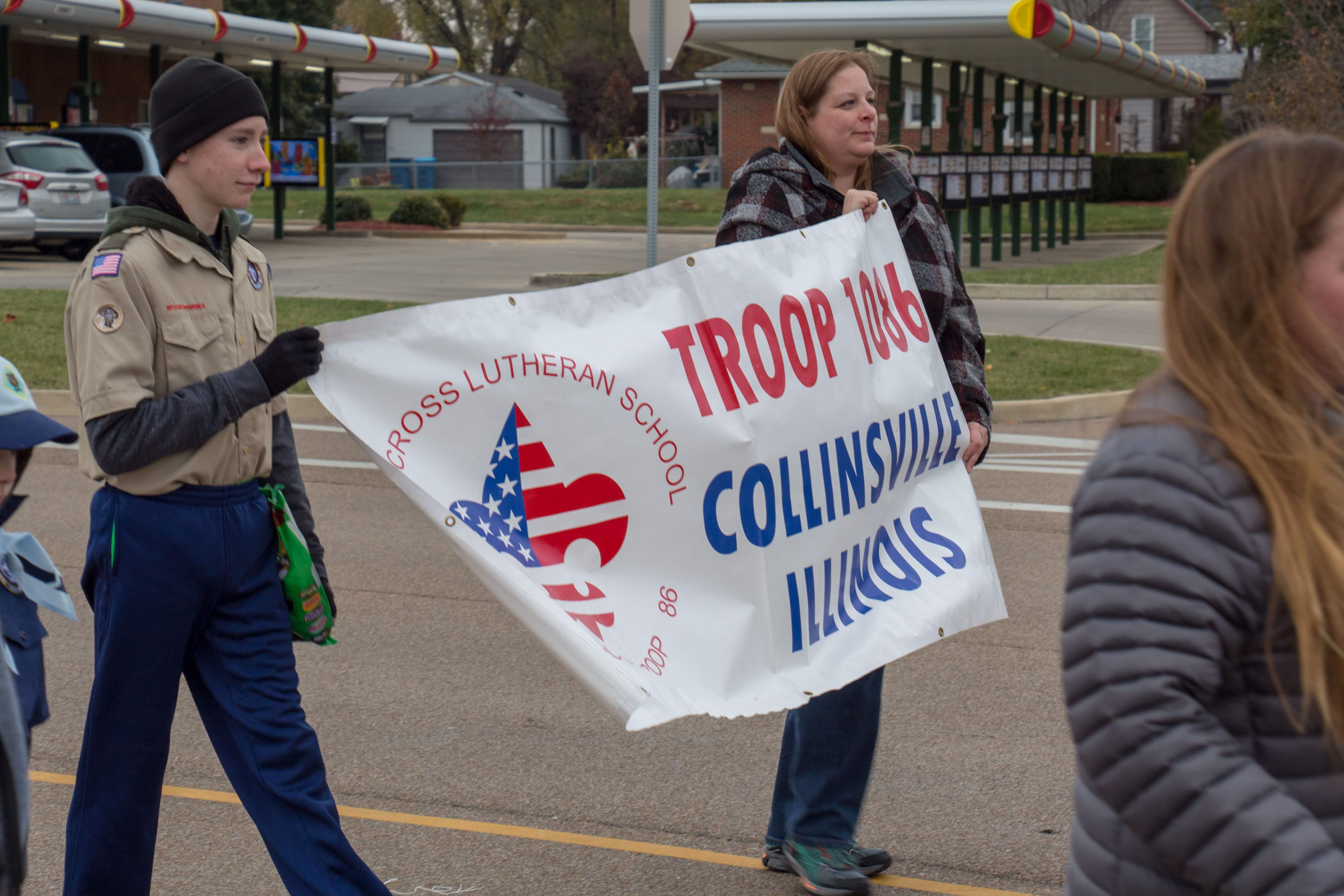 Troop 1086 Veterans Day Parade