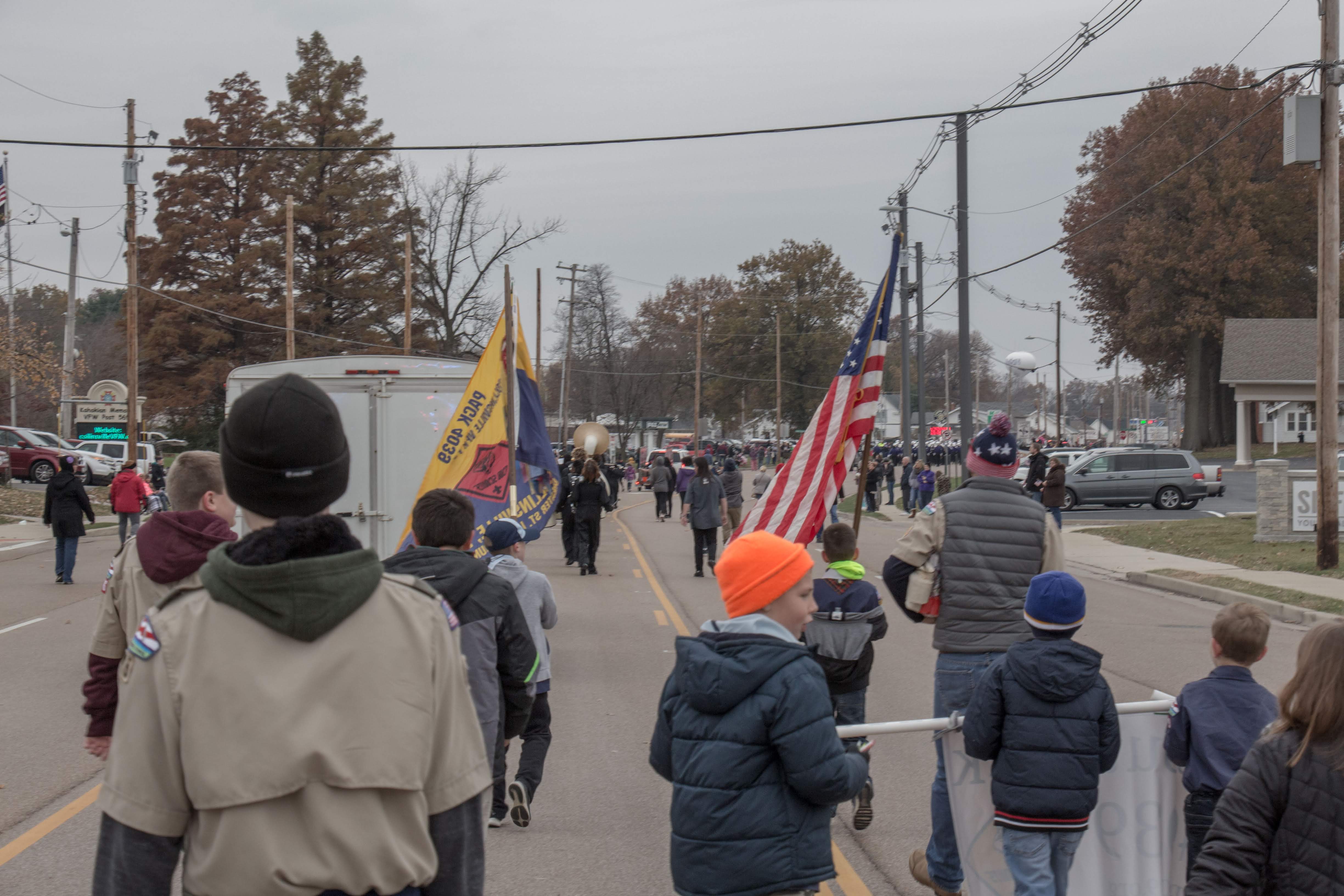 Troop 1086 Veterans Day Parade