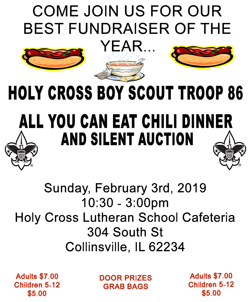 Troop 1086 - Annual Chili Dinner and Silent Auction
