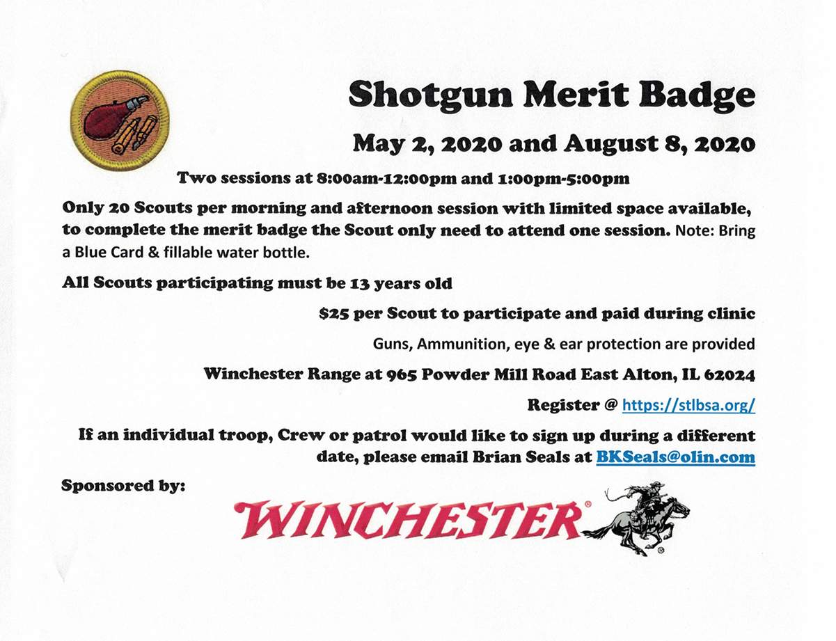 Shotgun Merit Badge 2020
