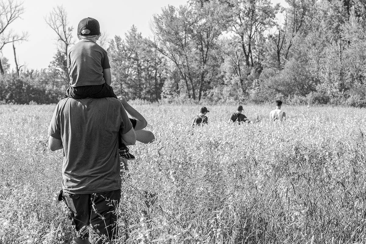 Hiking at Cahokia Mounds