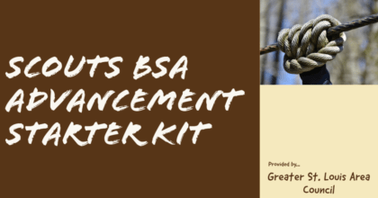 Scouts BSA Advancement Starter Kit Banner